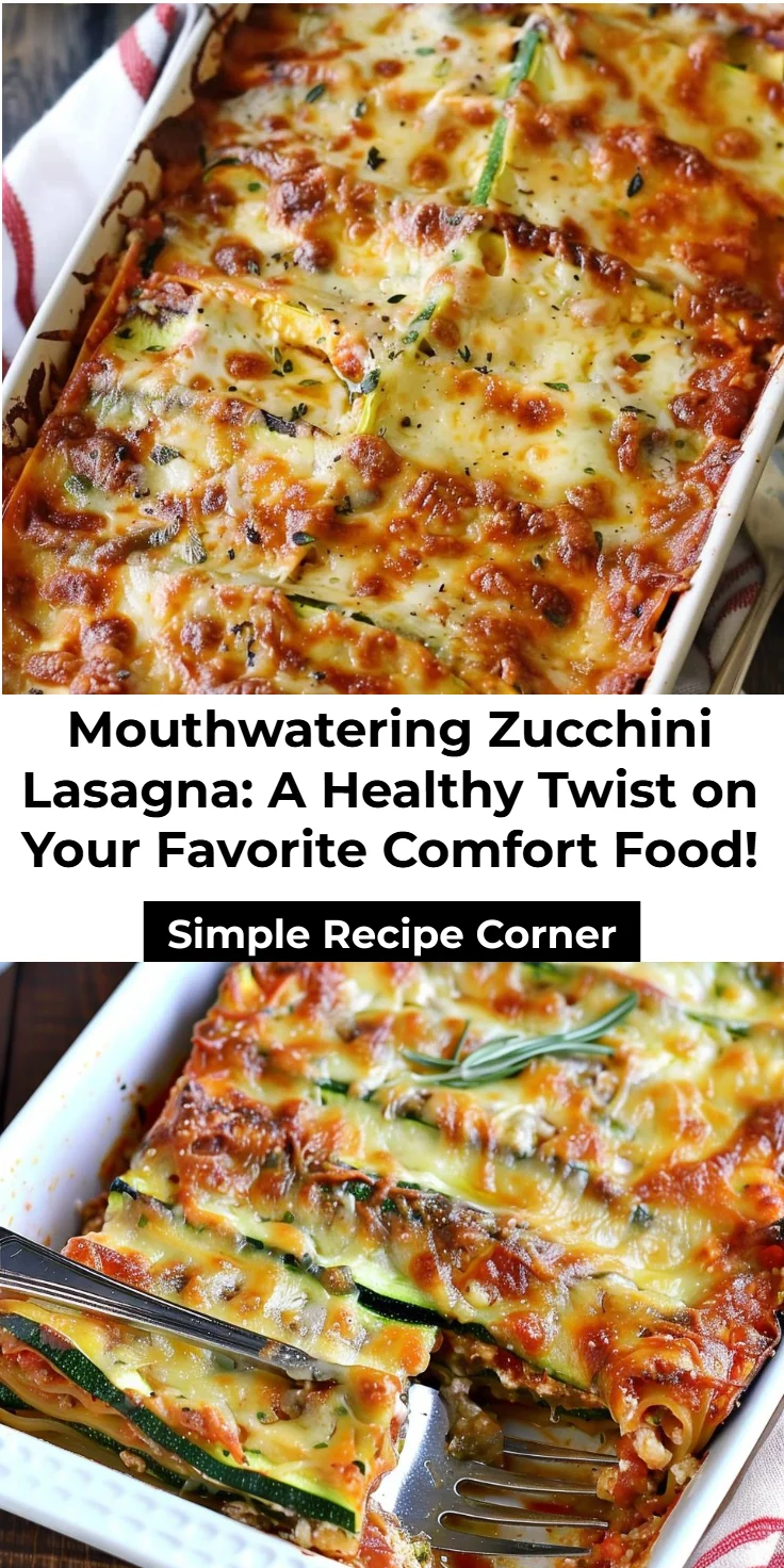 Zucchini Lasagna