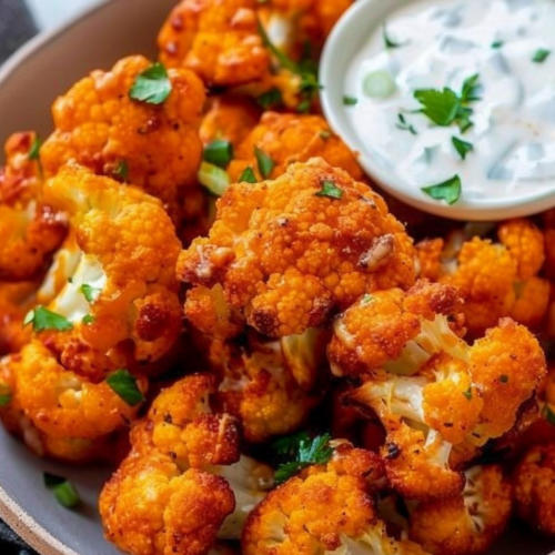 Air Fryer Buffalo Cauliflower