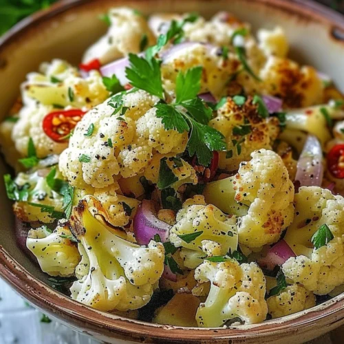 Marinated Cauliflower Salad