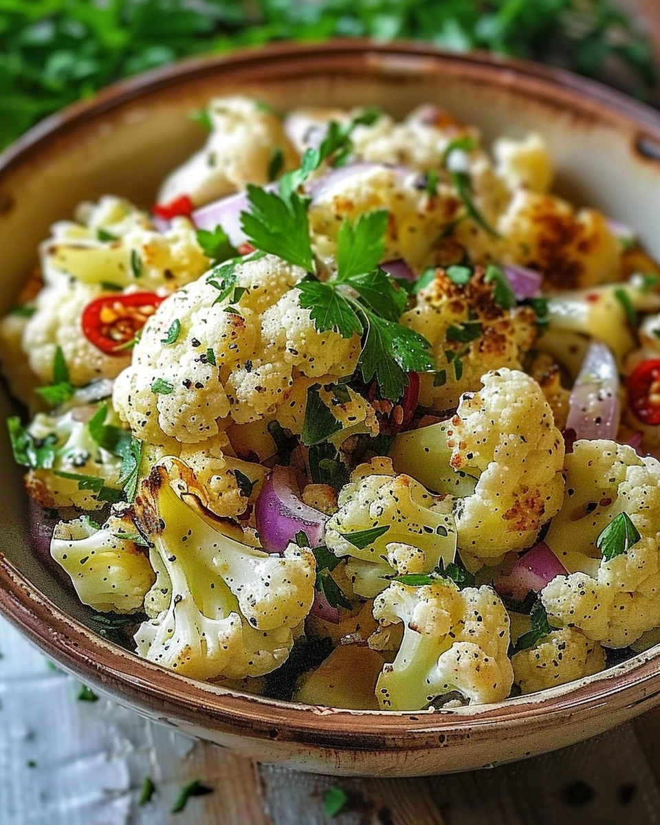 Marinated Cauliflower Salad