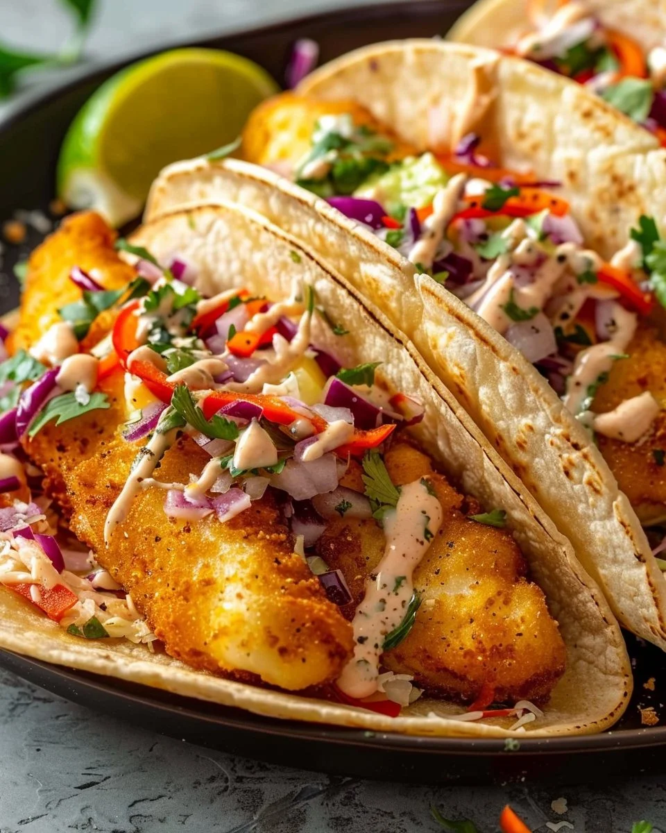 Air Fryer Fish Tacos