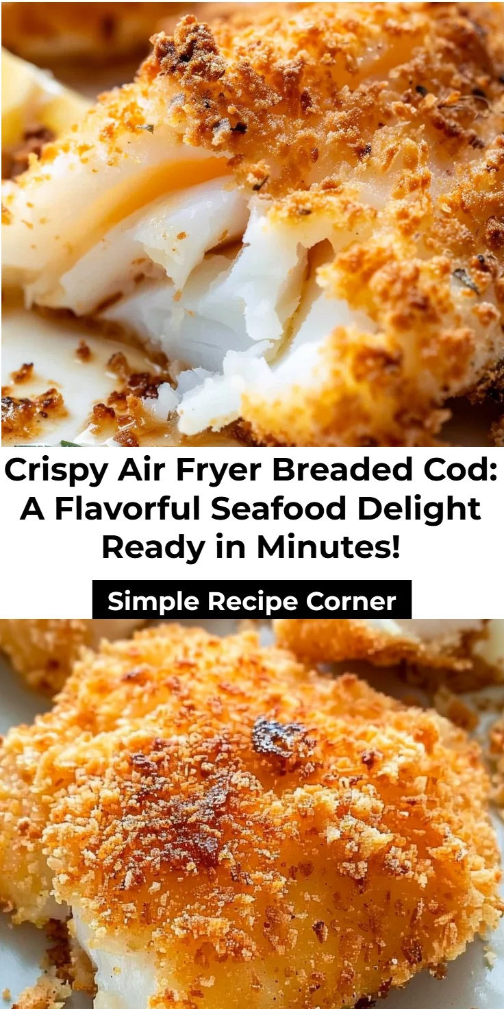 Air Fryer Breaded Cod