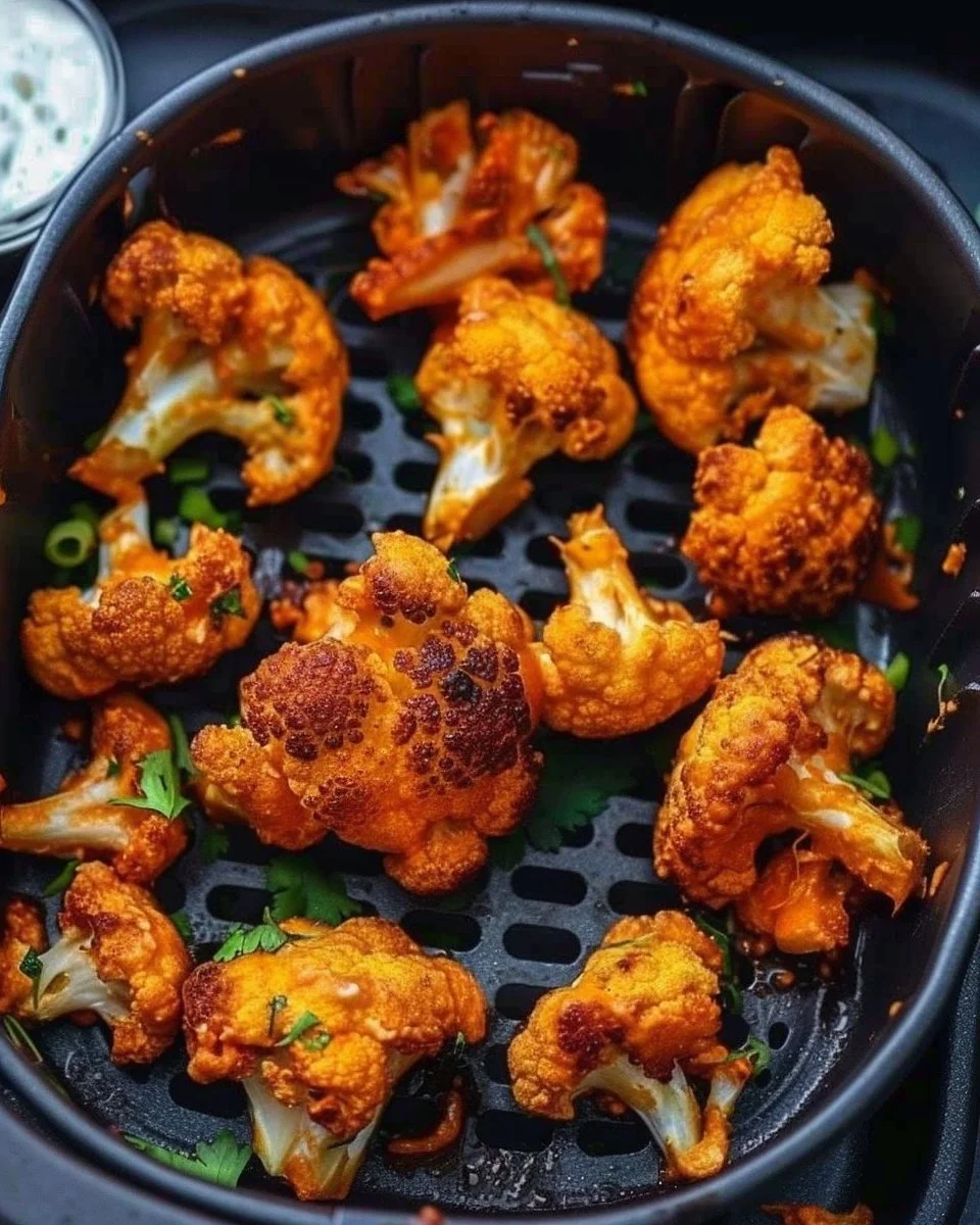 Air Fryer Buffalo Cauliflower