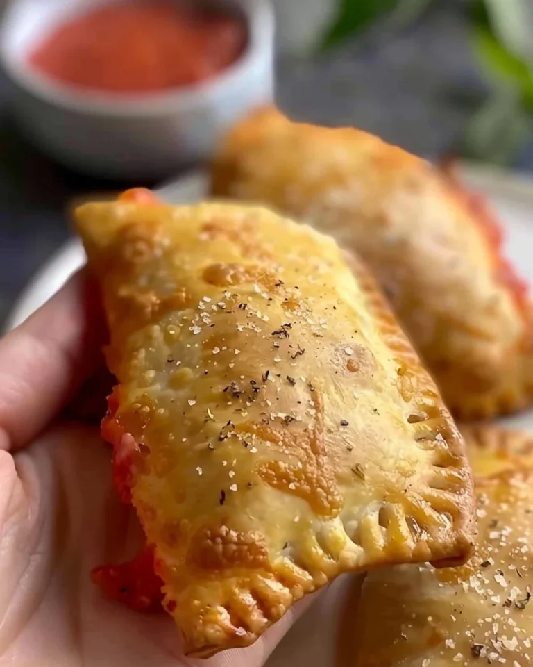 Air Fryer Pepperoni Pizza Pockets ready for a tasty snack