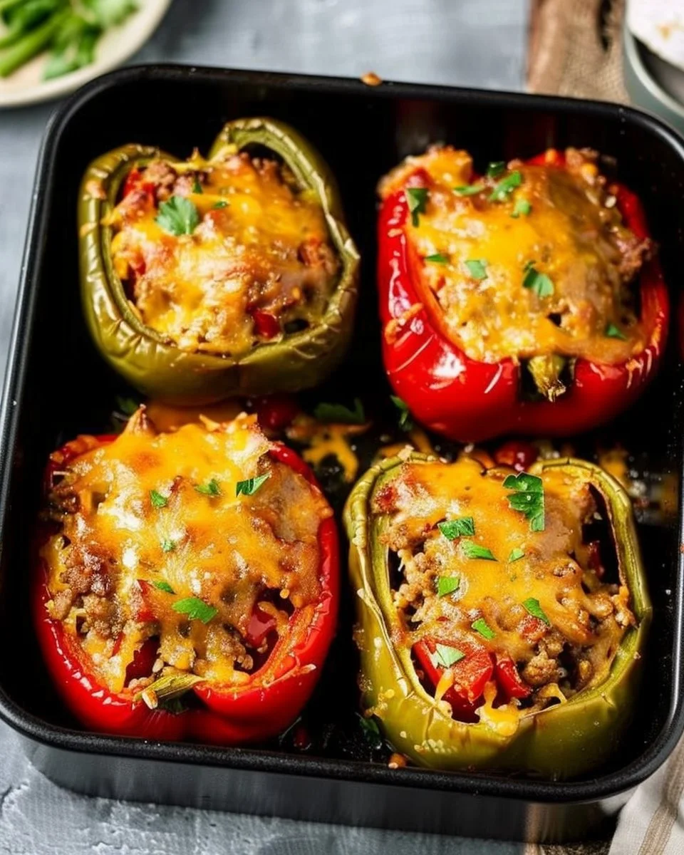 Air Fryer Stuffed Peppers