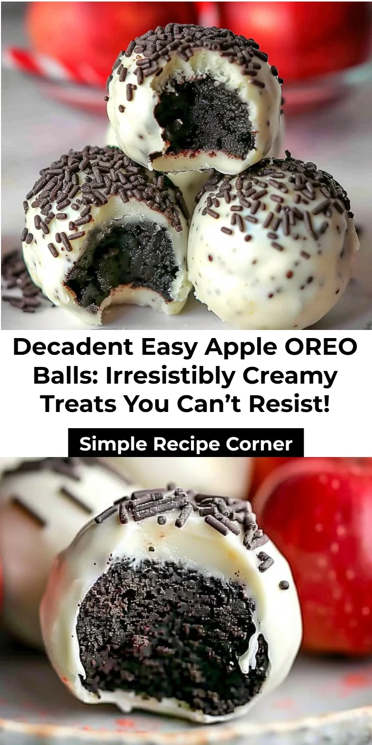 Apple Oreo Balls Recipe