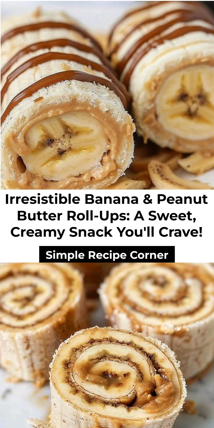 Banana Peanut Butter Roll-Ups Recipe