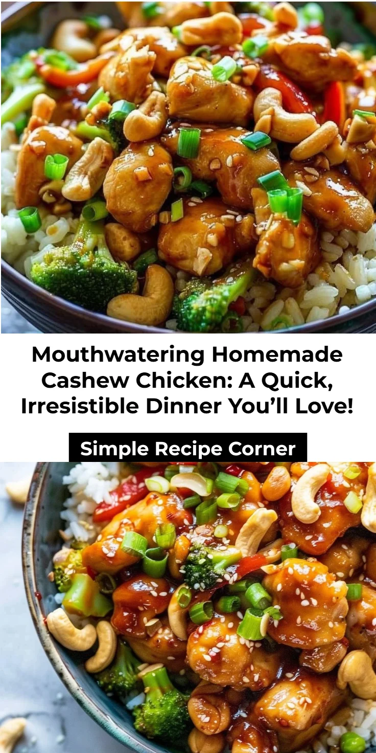 Cashew Chicken Recipe
