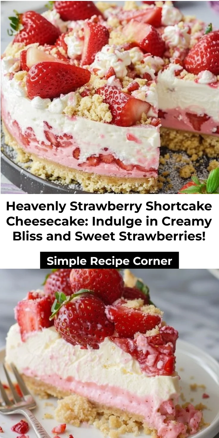 Cheesecake with Strawberry Shortcake Flavor