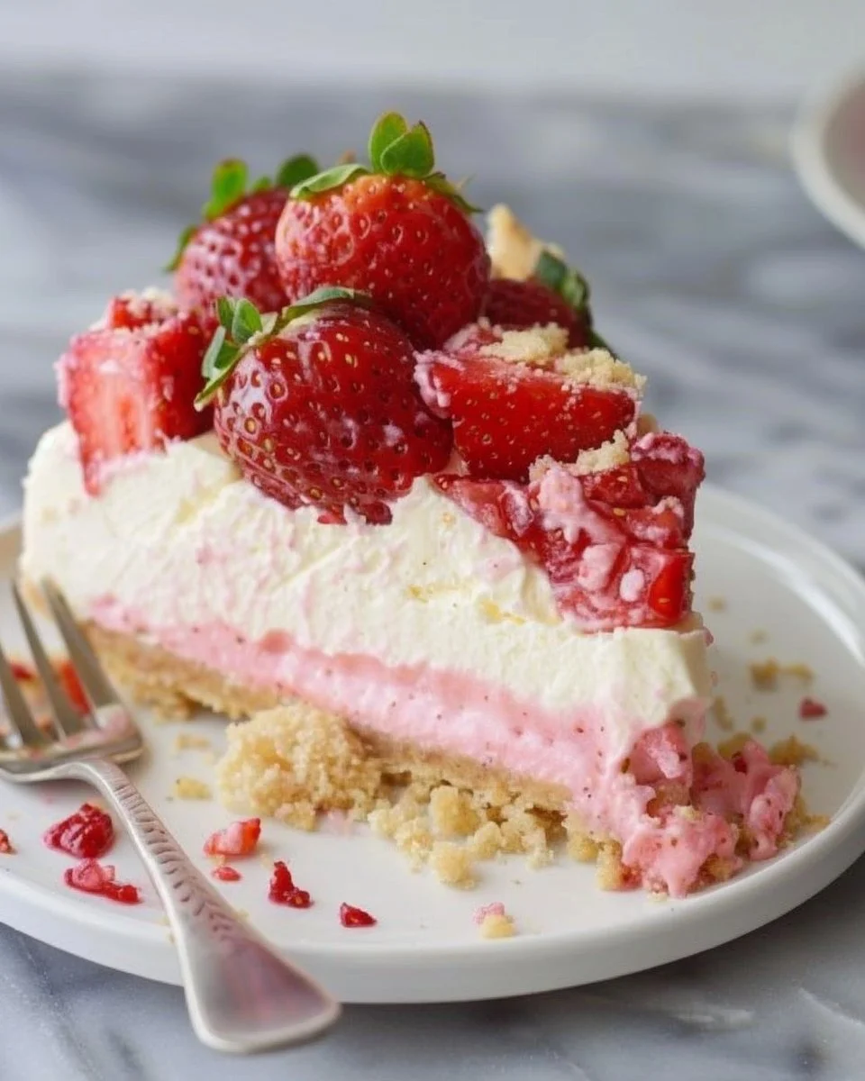 Strawberry Shortcake Cheesecake
