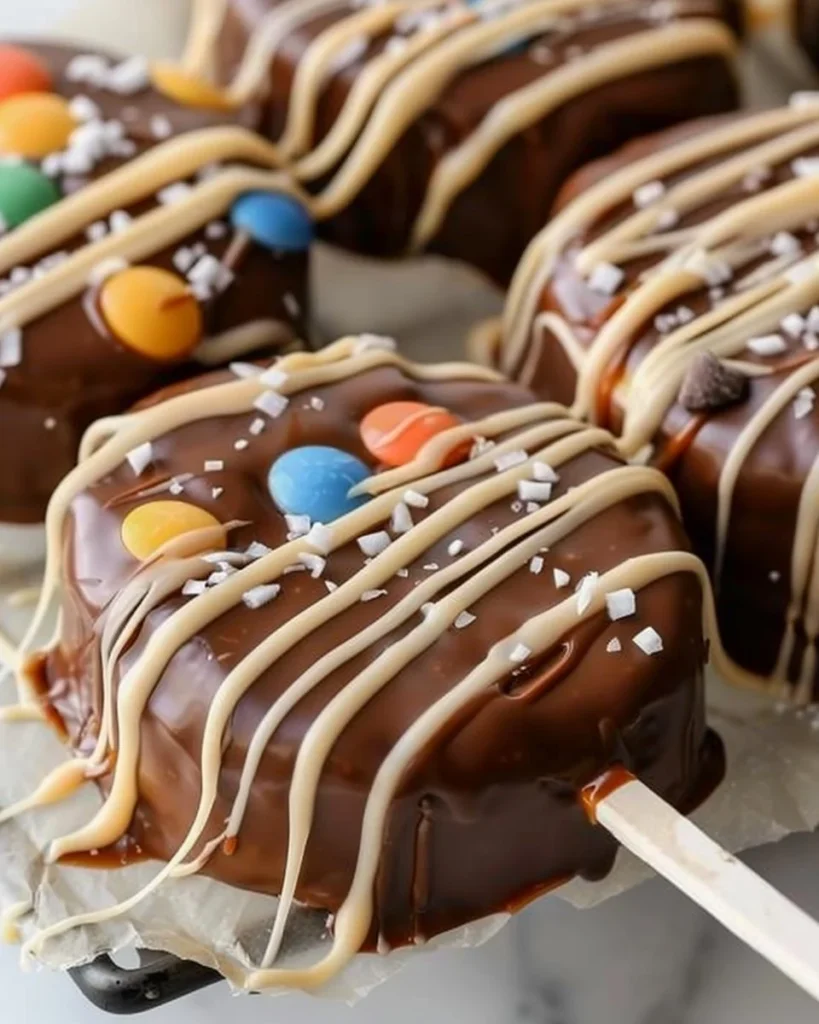 Chocolate-Coated Caramel Apple Slices
