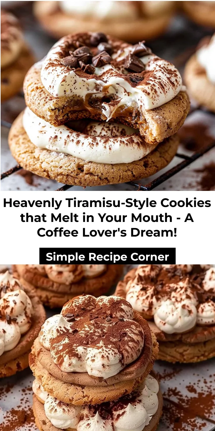 Cookies Inspired by Tiramisu