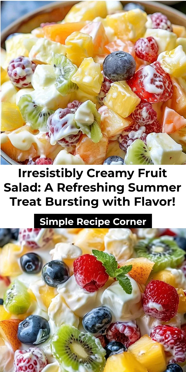 Creamy Fruit Salad Recipe