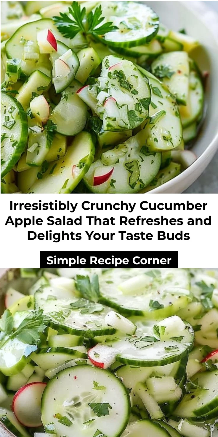 Crisp Cucumber Apple Salad