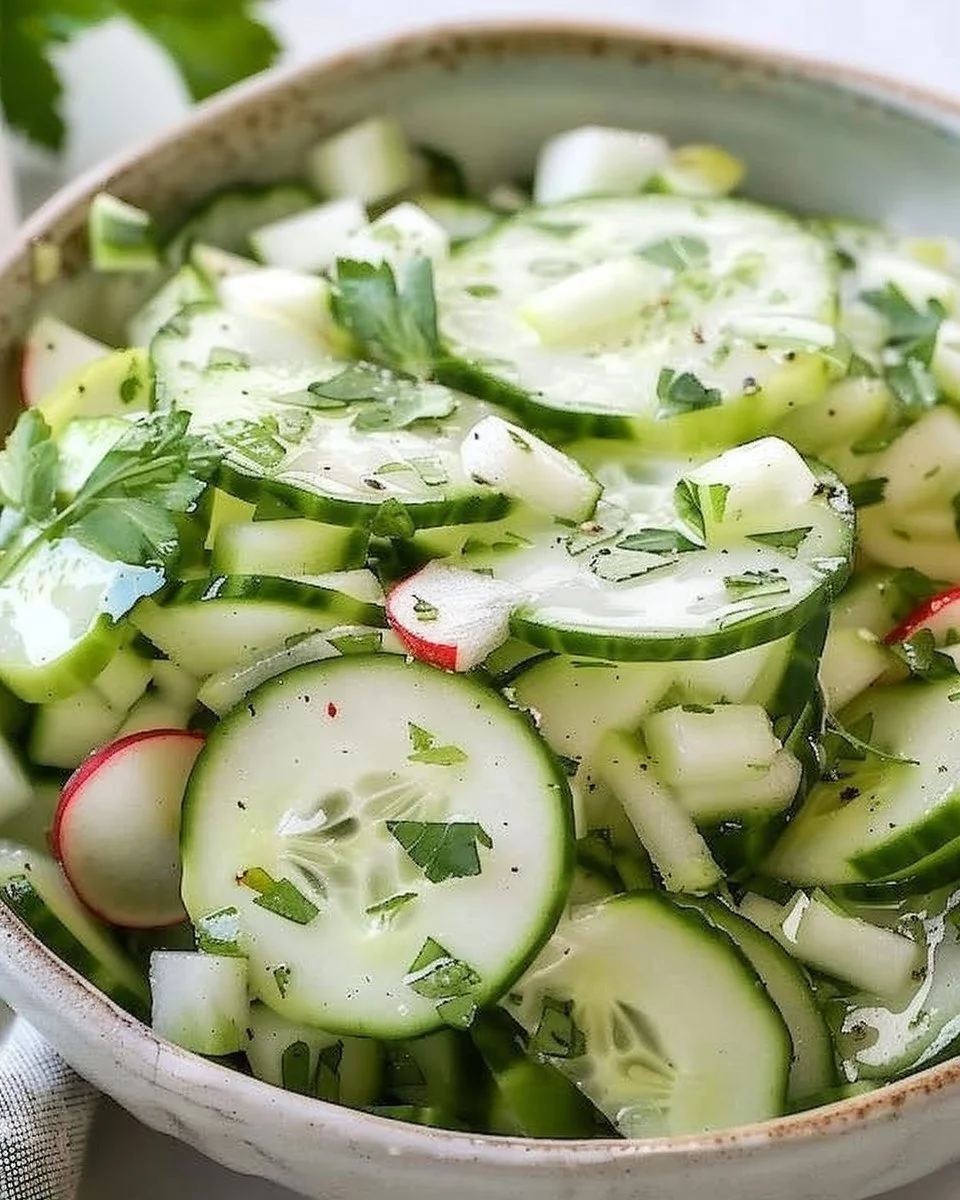 Crunchy Cucumber Apple Salad
