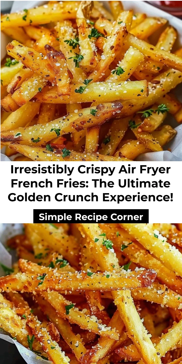Crispy Air Fryer French Fries Recipe