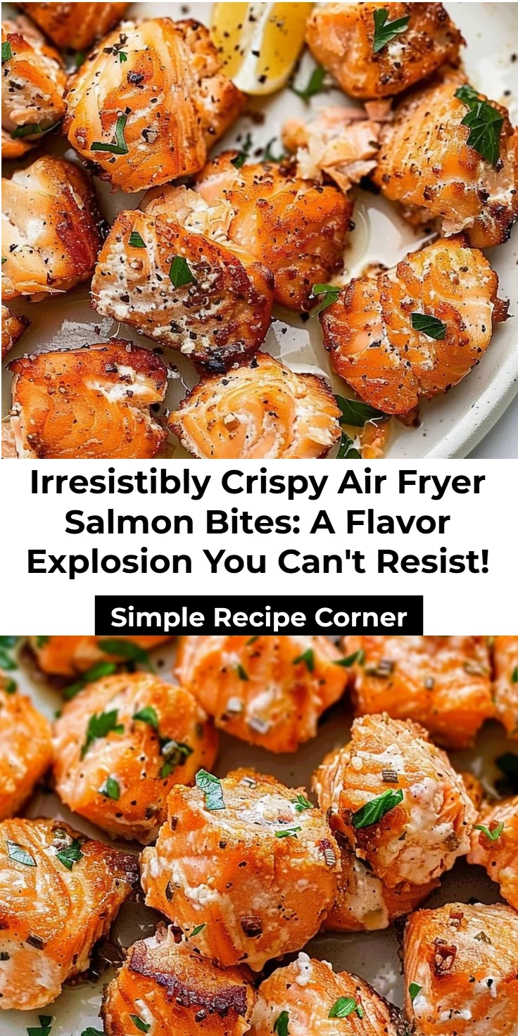 Crispy Air Fryer Salmon Bites