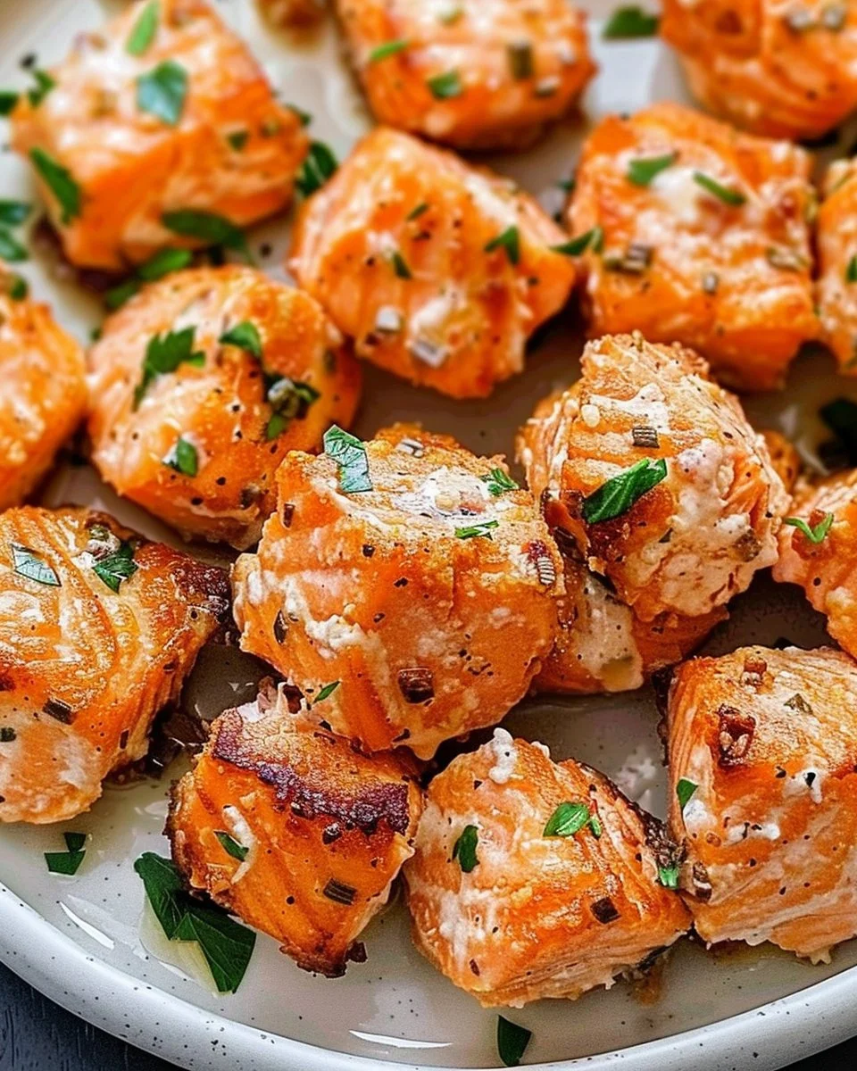 Air Fryer Salmon Bites