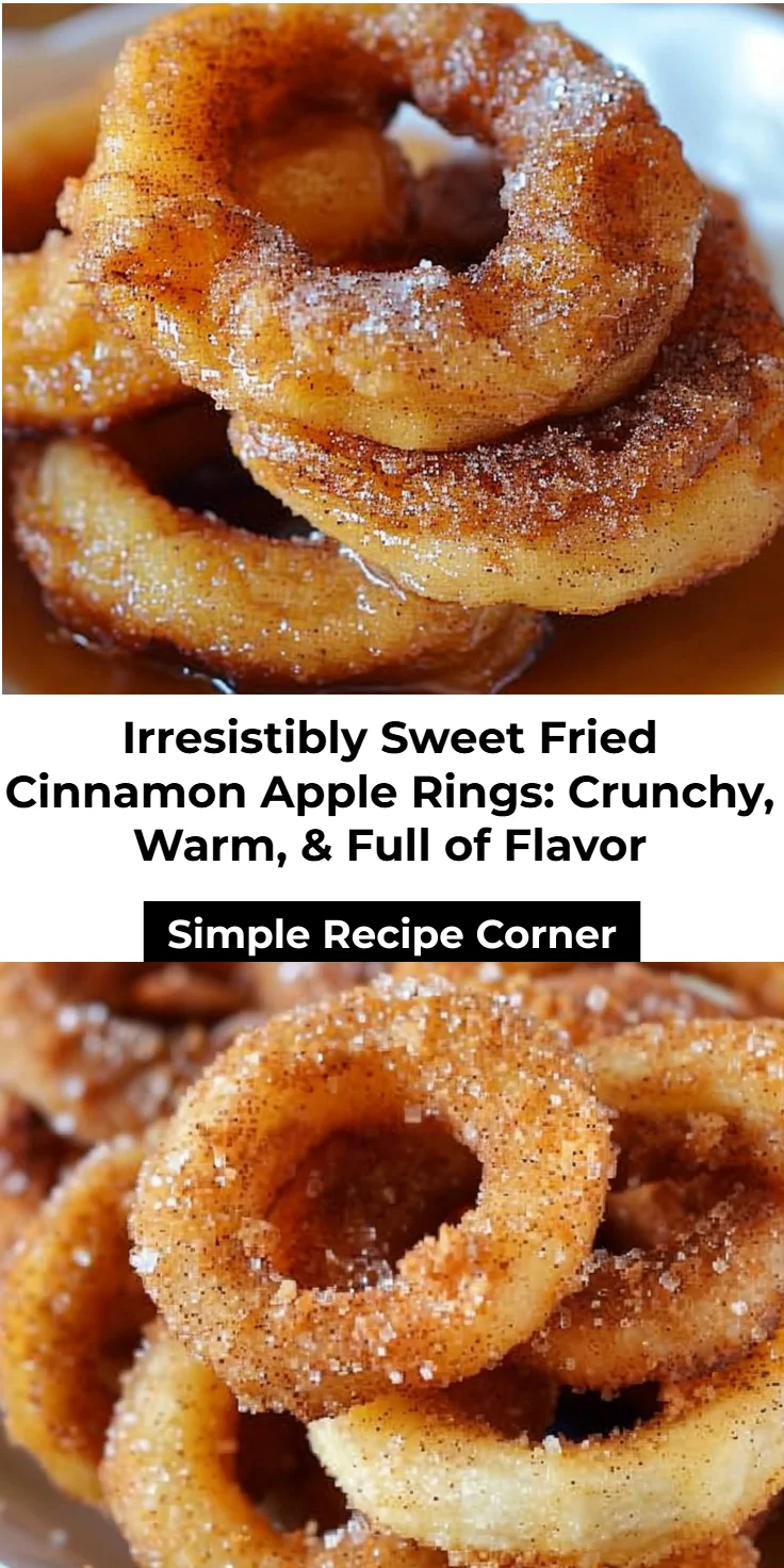 Crispy Fried Cinnamon Apple Rings