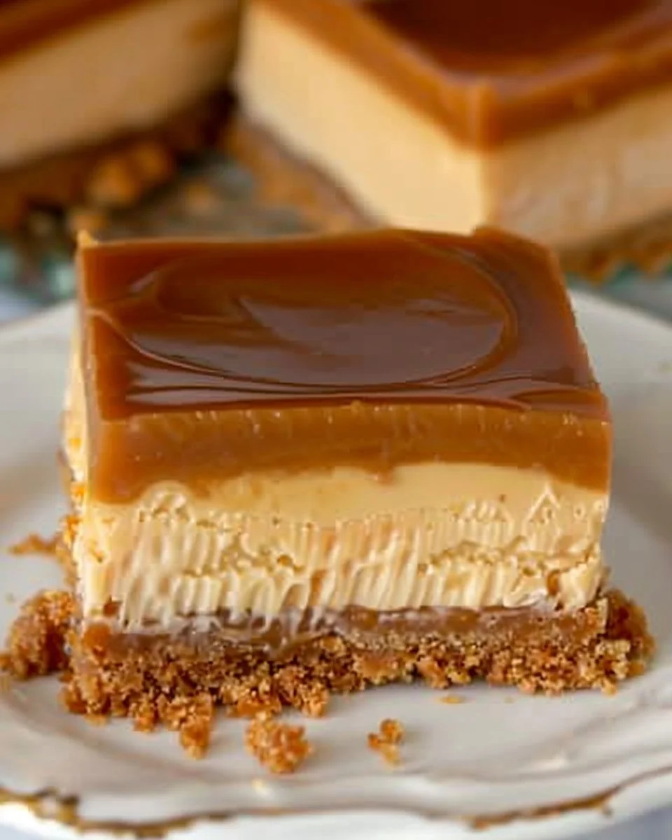Dulce de Leche Cheesecake Bars