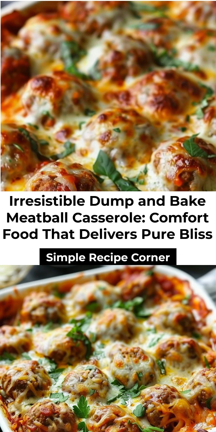 Dump-and-Bake Meatball Casserole Recipe