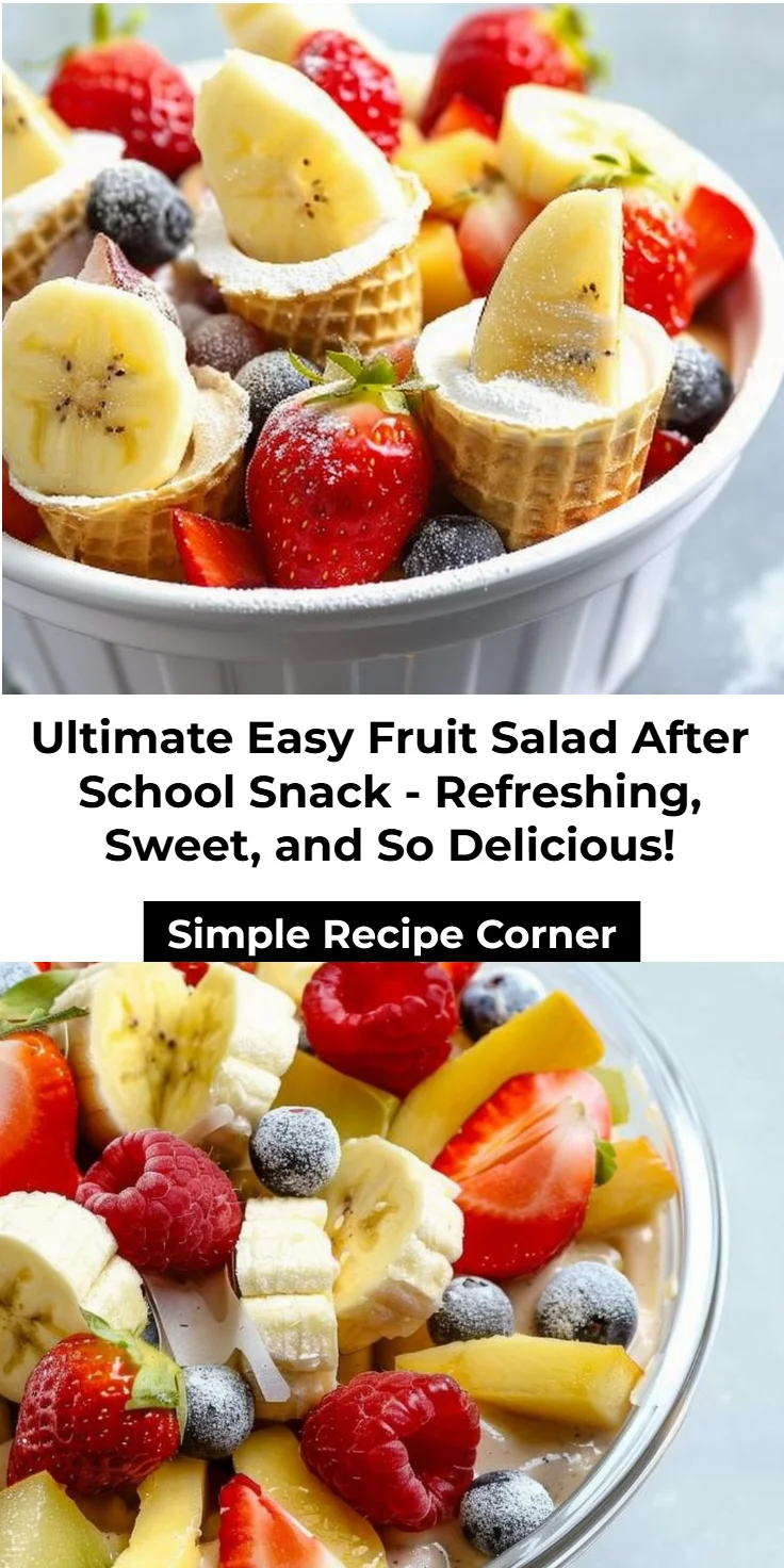 Easy Fruit Salad for After-School Snack