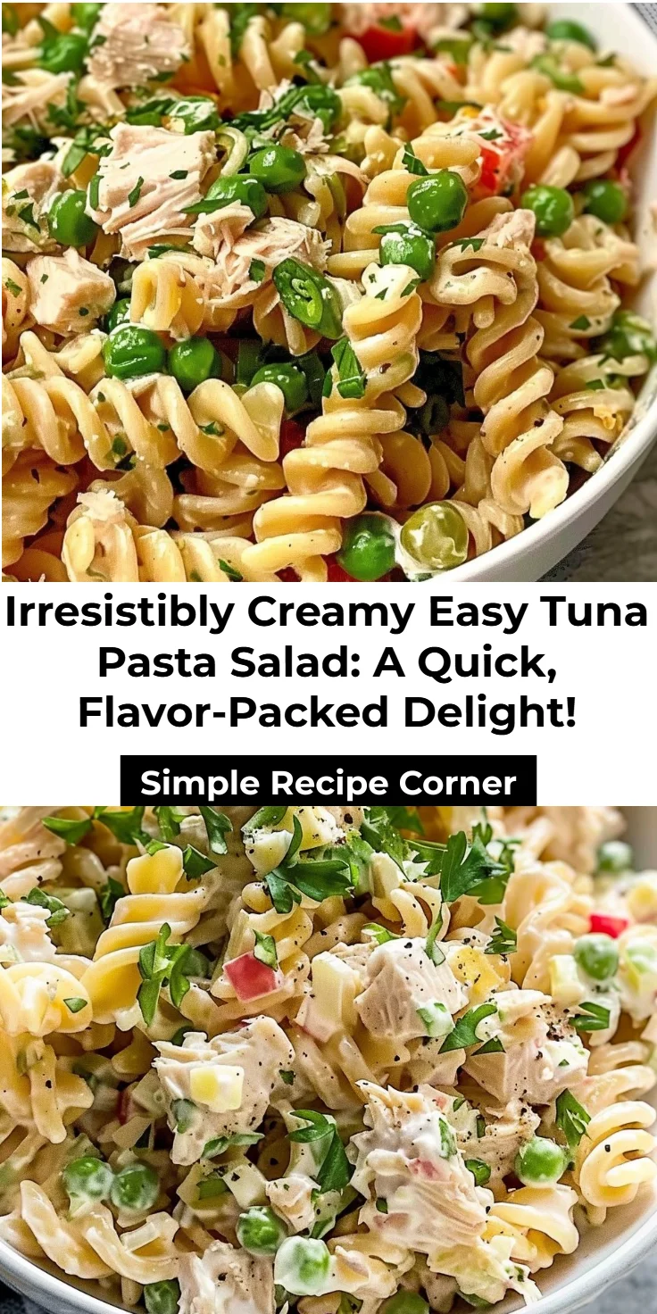 Easy Tuna Pasta Salad Recipe