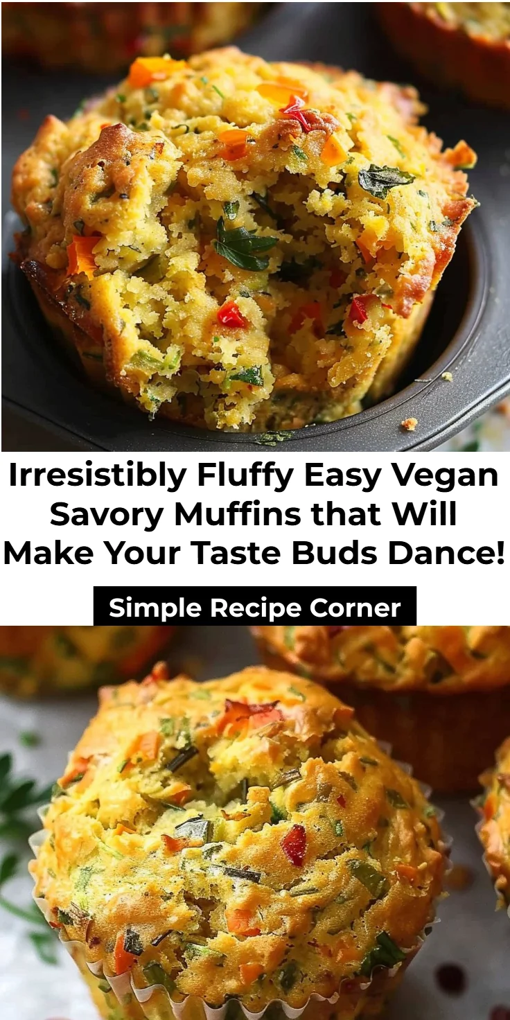 Easy Vegan Savory Muffins Recipe