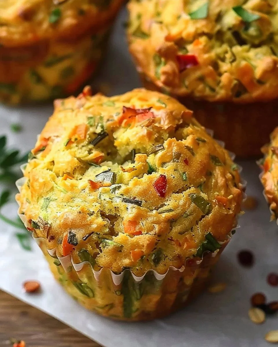 Easy Vegan Savory Muffins