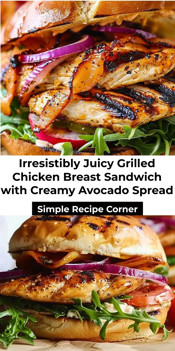 Grilled Chicken Breast Sandwich Recipe