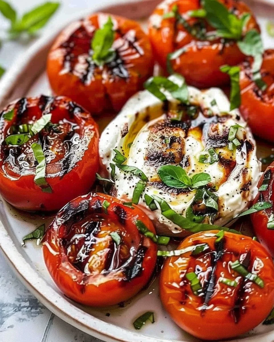 Grilled Tomatoes with Ricotta