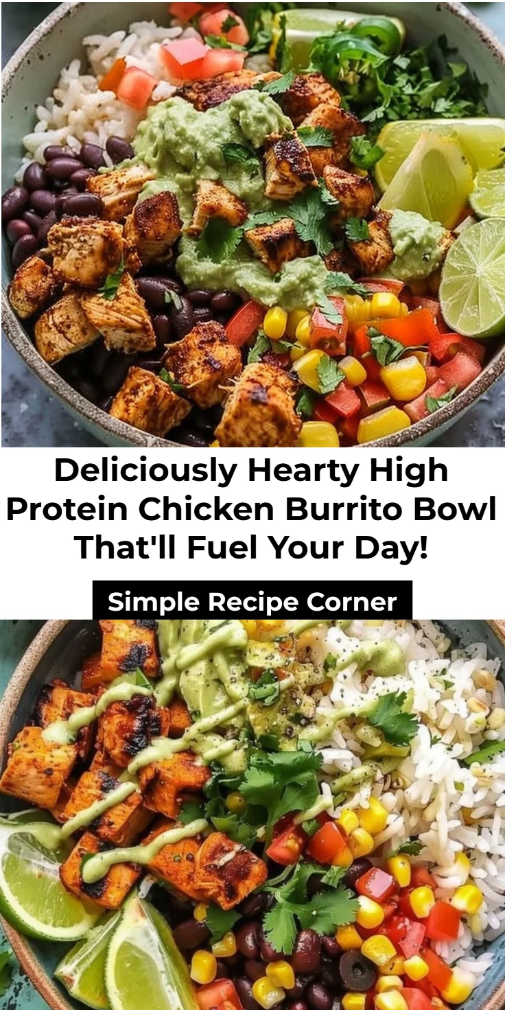 High-Protein Chicken Burrito Bowl Recipe