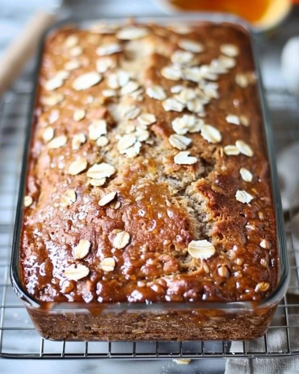 Honey Oat Quick Bread