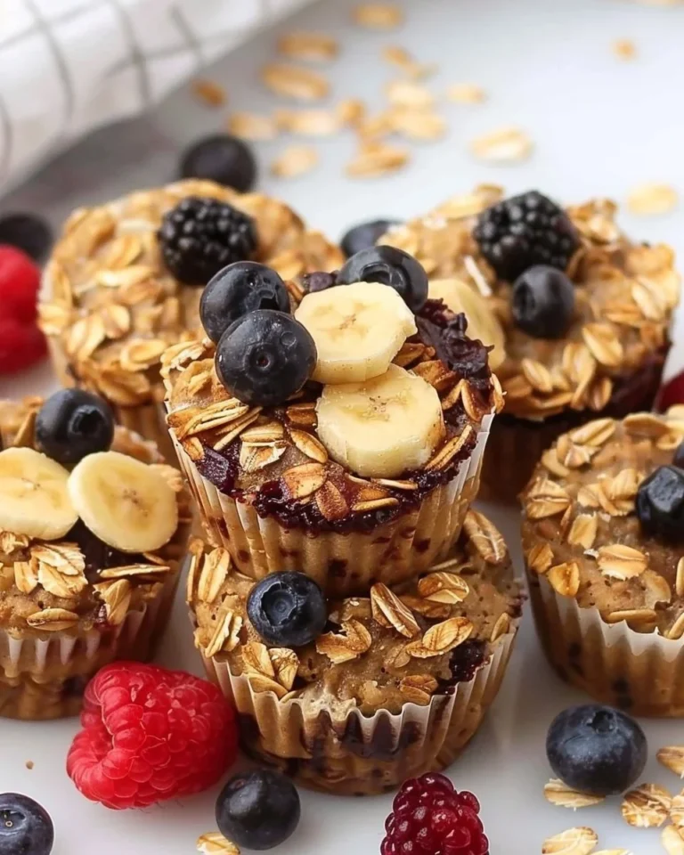 Healthy ingredient oatmeal cups recipe for breakfast