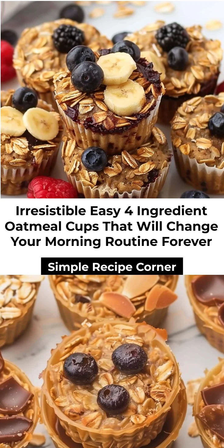 Ingredient Oatmeal Cups Recipe