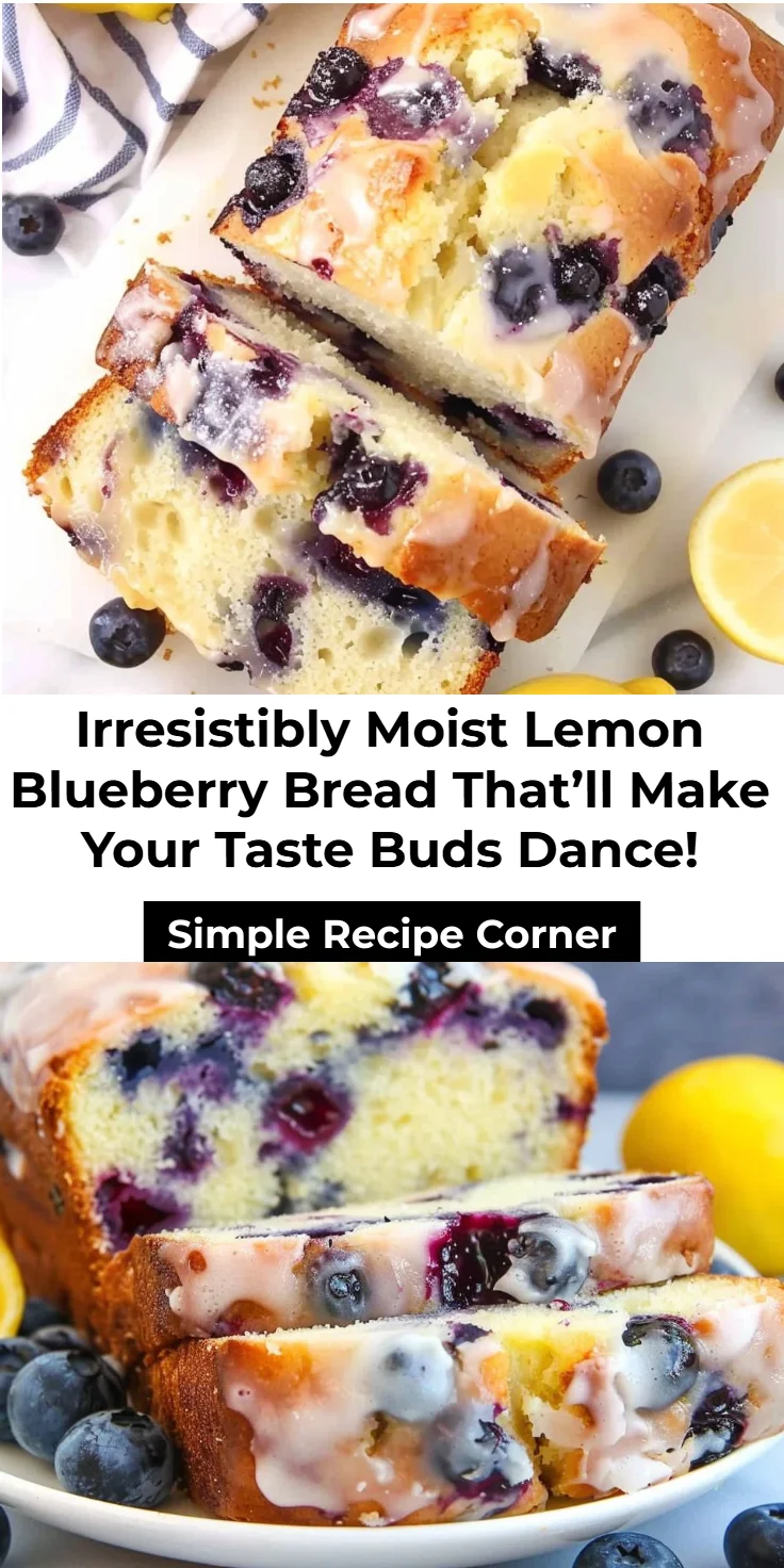 Lemon Blueberry Bread Recipe
