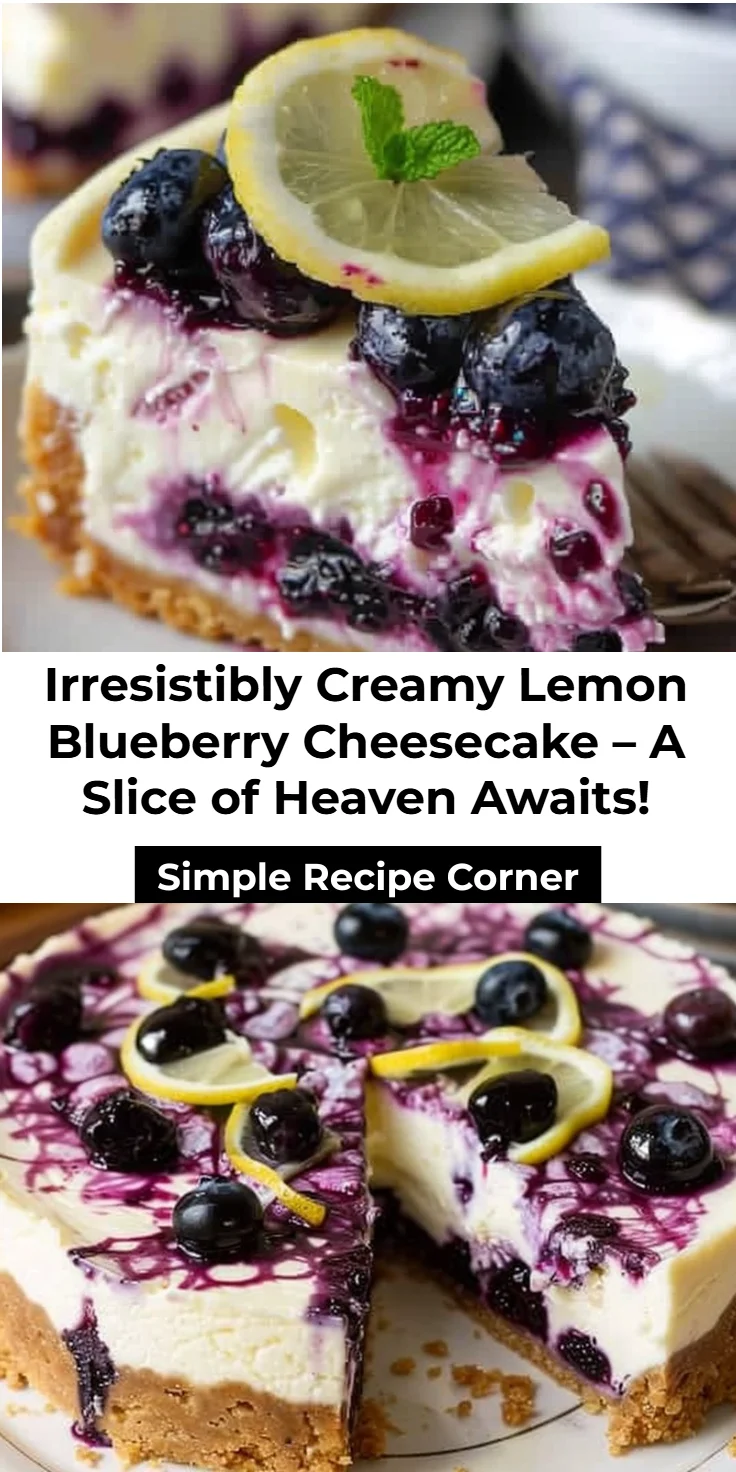 Lemon Blueberry Cheesecake