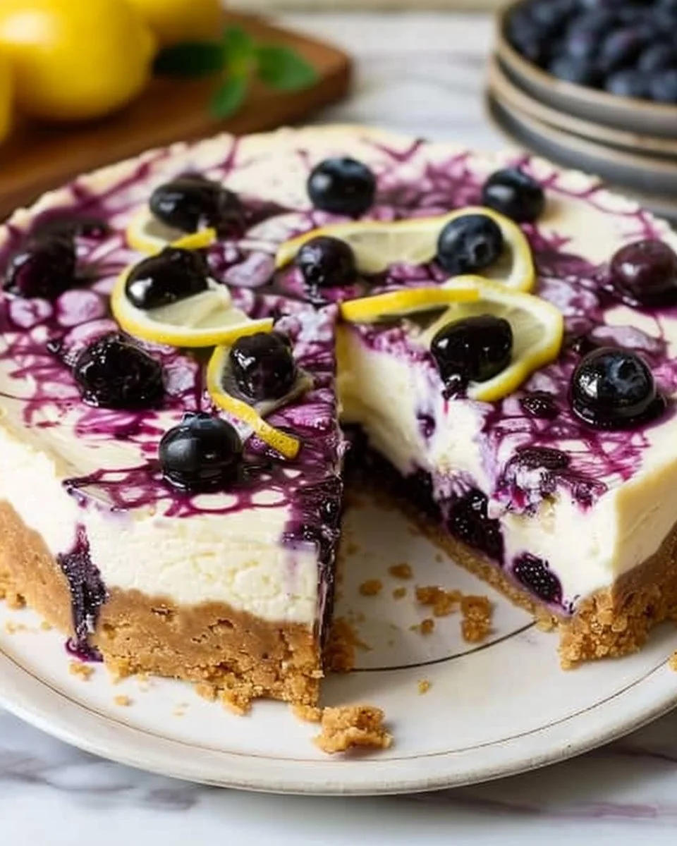Lemon Blueberry Cheesecake