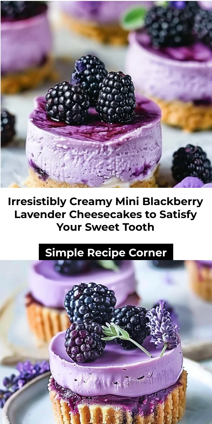 Mini Blackberry-Lavender Cheesecake Bites