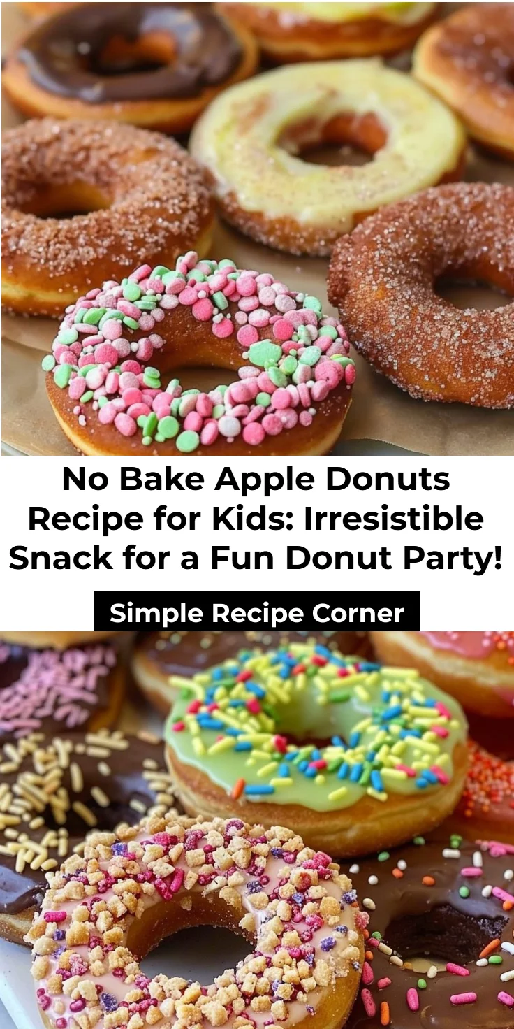 No-Bake Apple Donuts Recipe for Kids