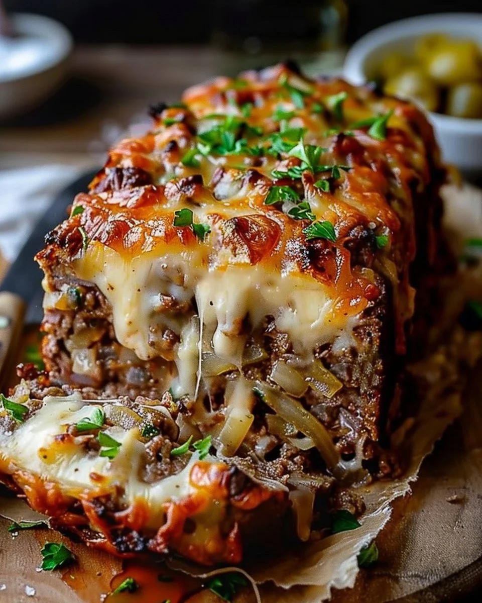 Philly Cheesesteak Meatloaf