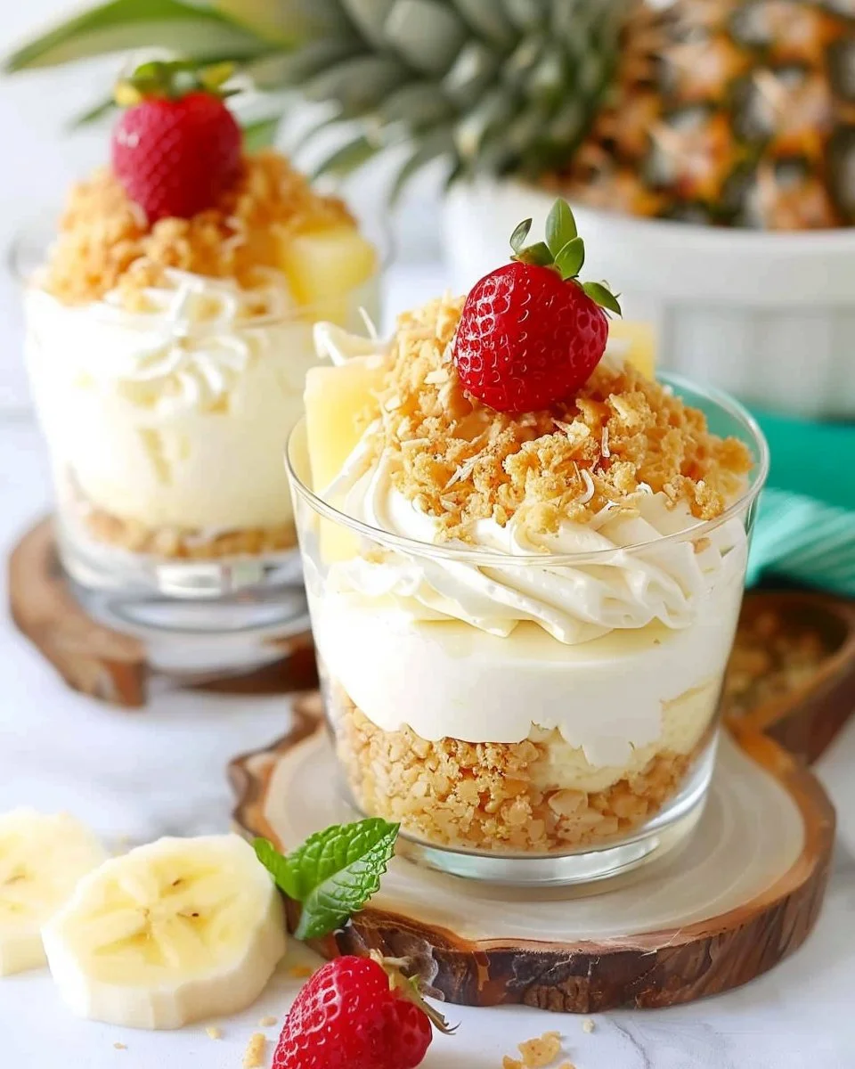 Pina Colada Cheesecake Mousse