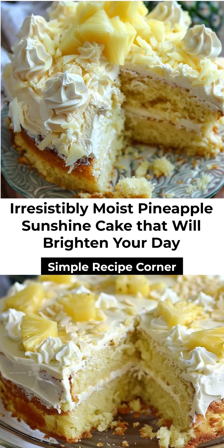 Pineapple Sunshine Cake Recipe