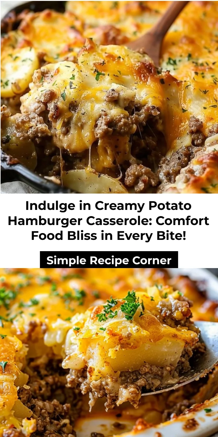 Potato Hamburger Casserole Recipe