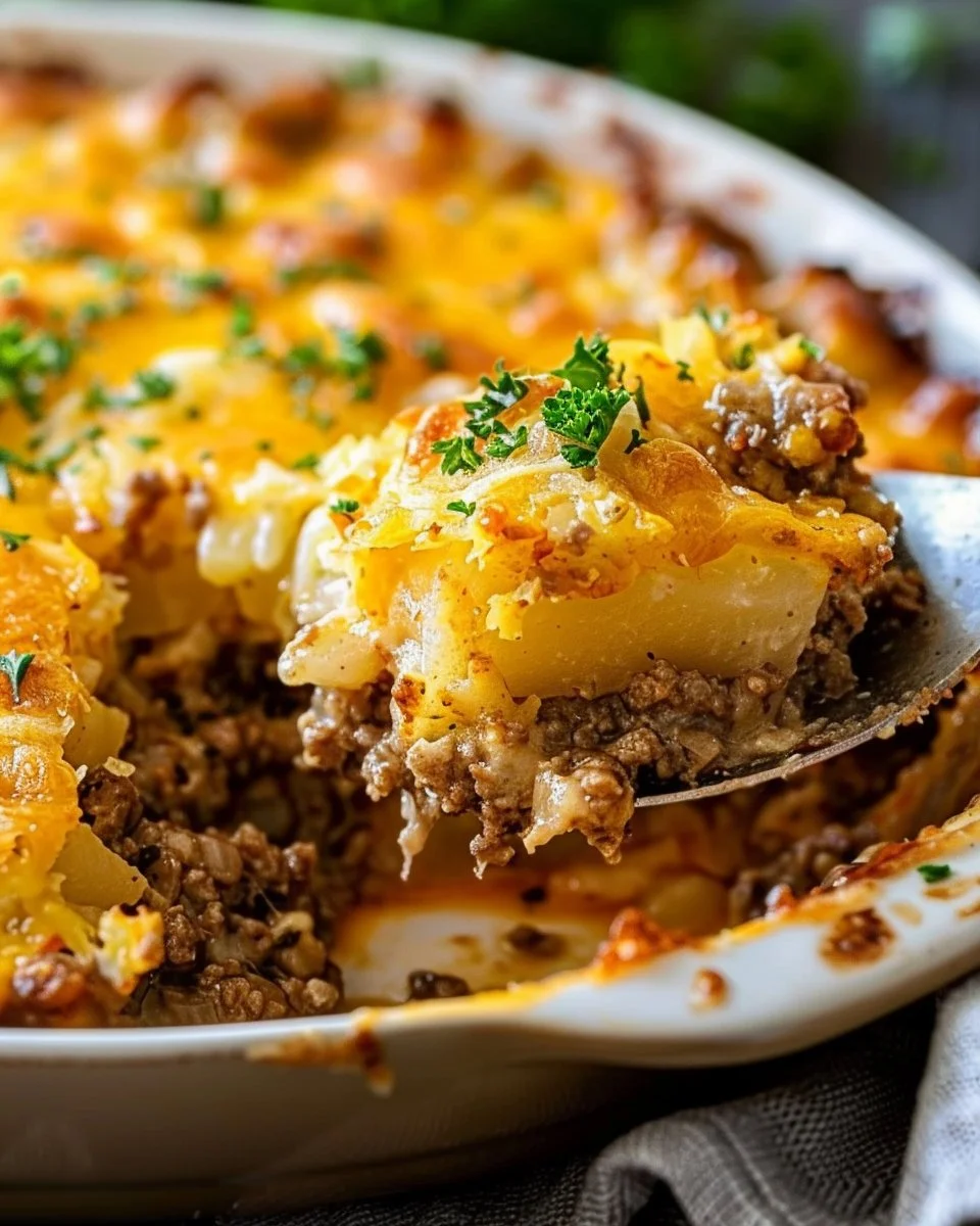 Potato Hamburger Casserole