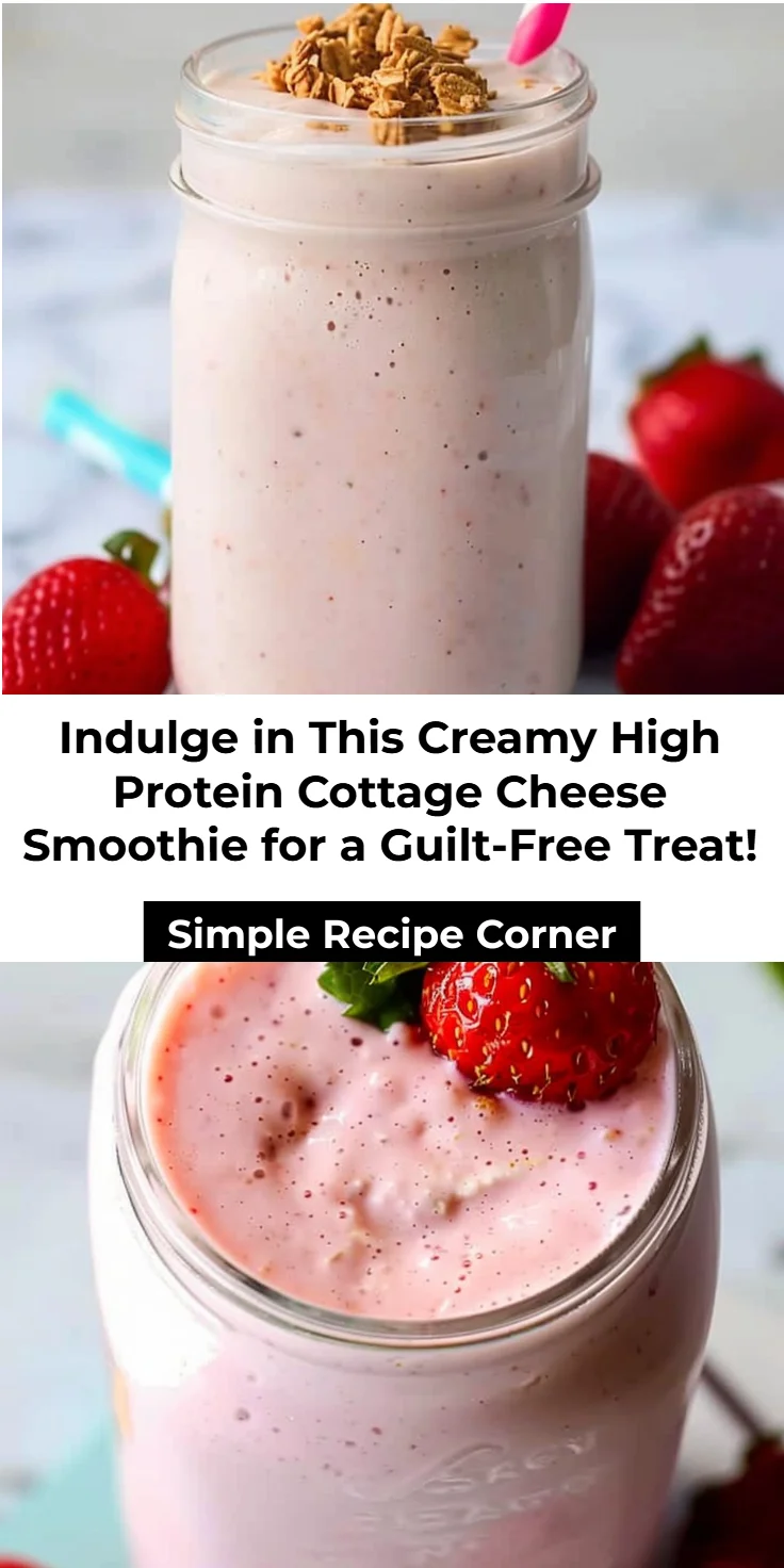 Protein-Packed Cottage Cheese Smoothie