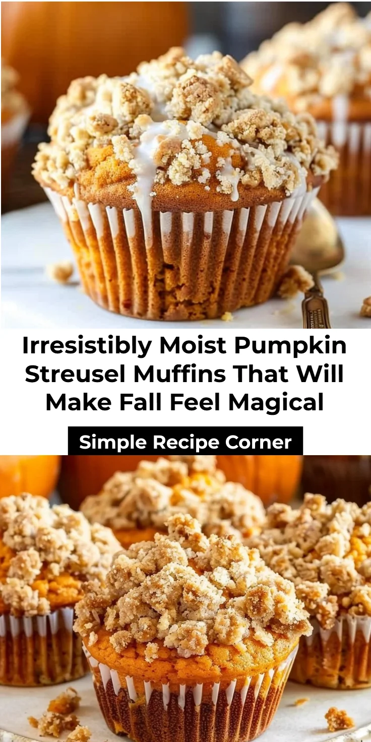 Pumpkin Streusel Muffins Recipe