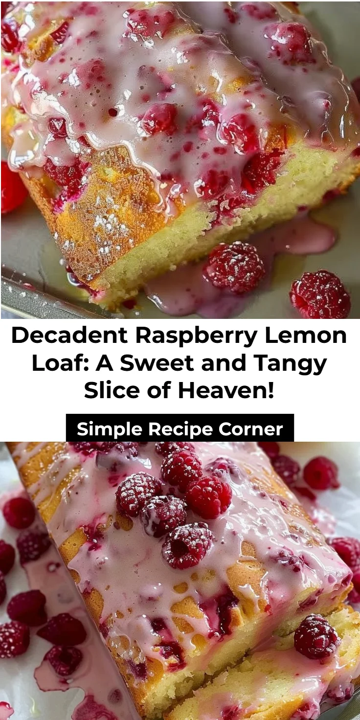 Raspberry Lemon Loaf