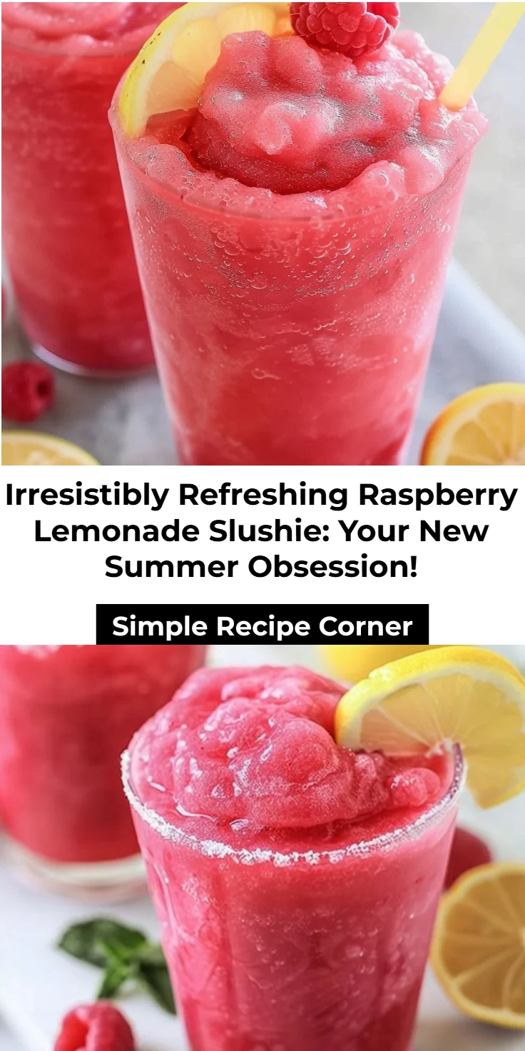 Raspberry Lemonade Slush Recipe