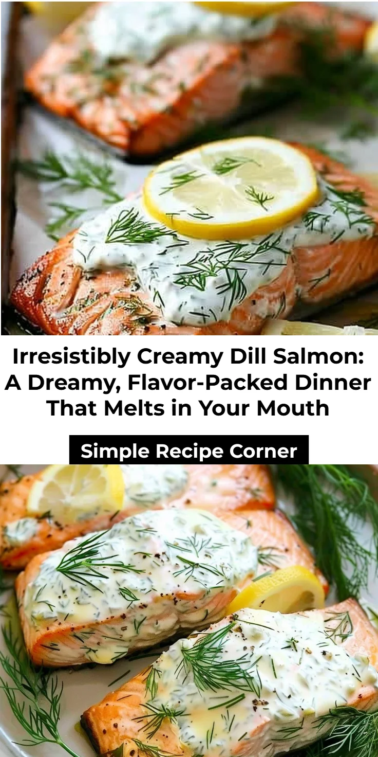 Salmon with Creamy Dill Sauce